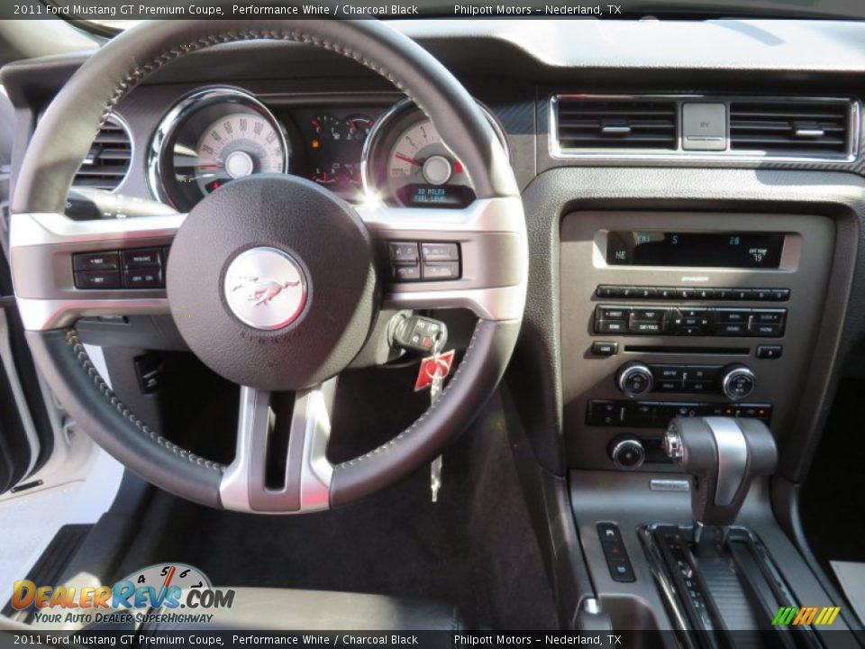 2011 Ford Mustang GT Premium Coupe Performance White / Charcoal Black Photo #28