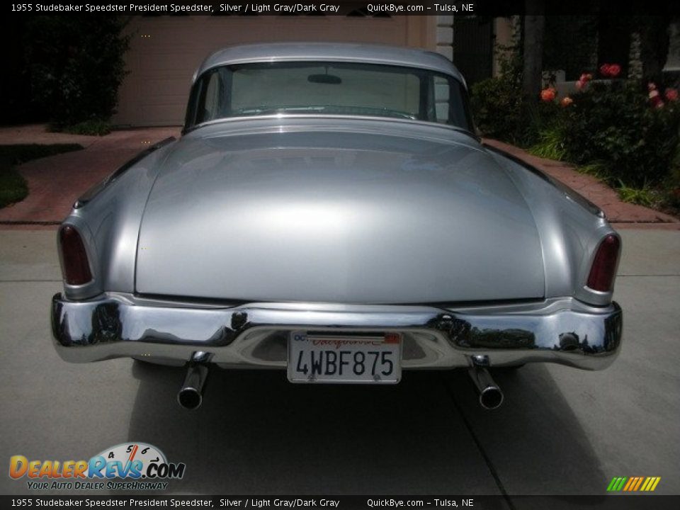 1955 Studebaker Speedster President Speedster Silver / Light Gray/Dark Gray Photo #7