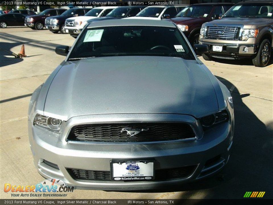 2013 Ford Mustang V6 Coupe Ingot Silver Metallic / Charcoal Black Photo #1