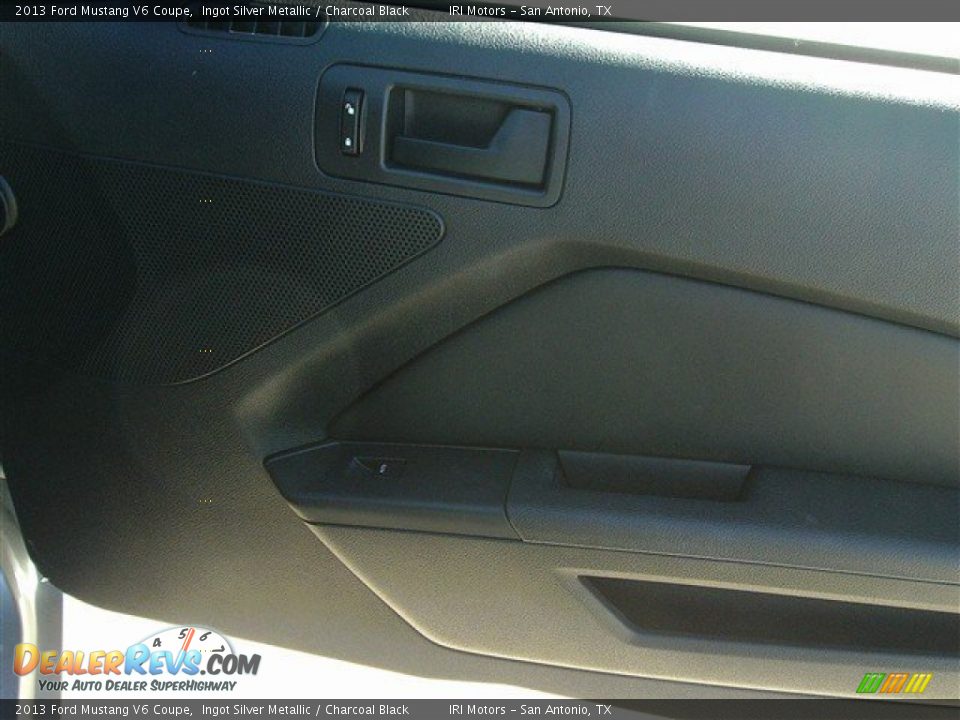 2013 Ford Mustang V6 Coupe Ingot Silver Metallic / Charcoal Black Photo #6