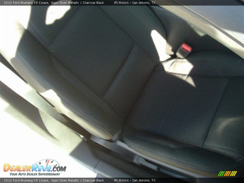 2013 Ford Mustang V6 Coupe Ingot Silver Metallic / Charcoal Black Photo #7