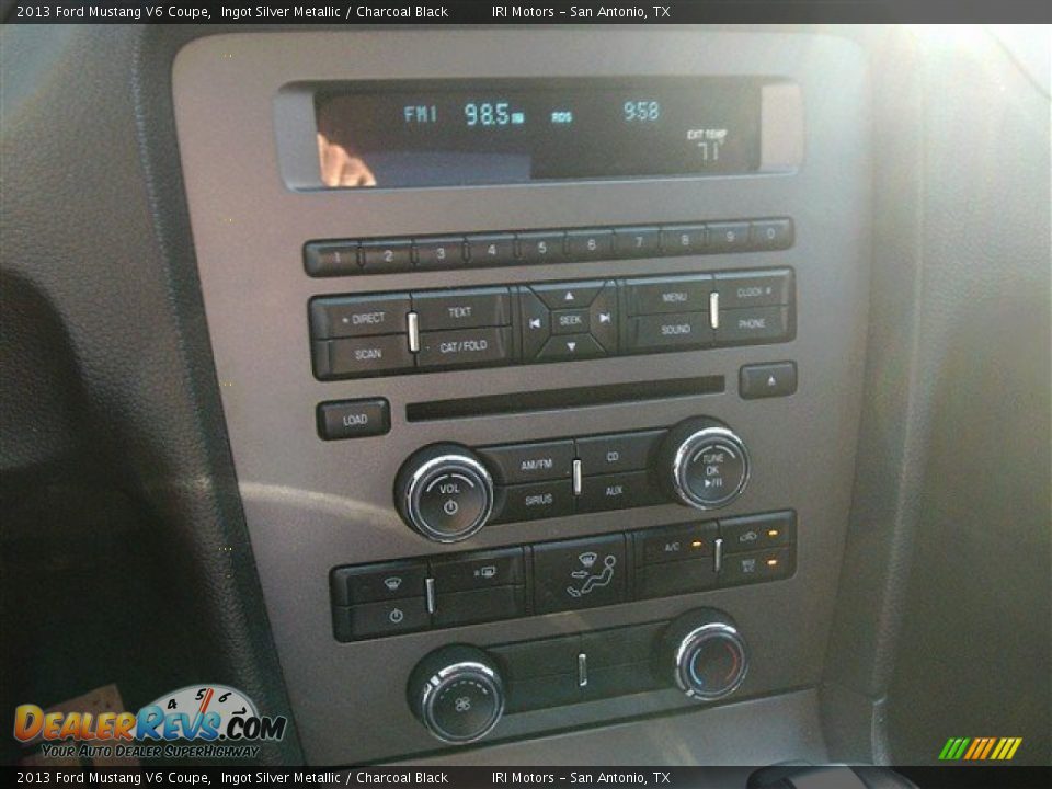 2013 Ford Mustang V6 Coupe Ingot Silver Metallic / Charcoal Black Photo #12