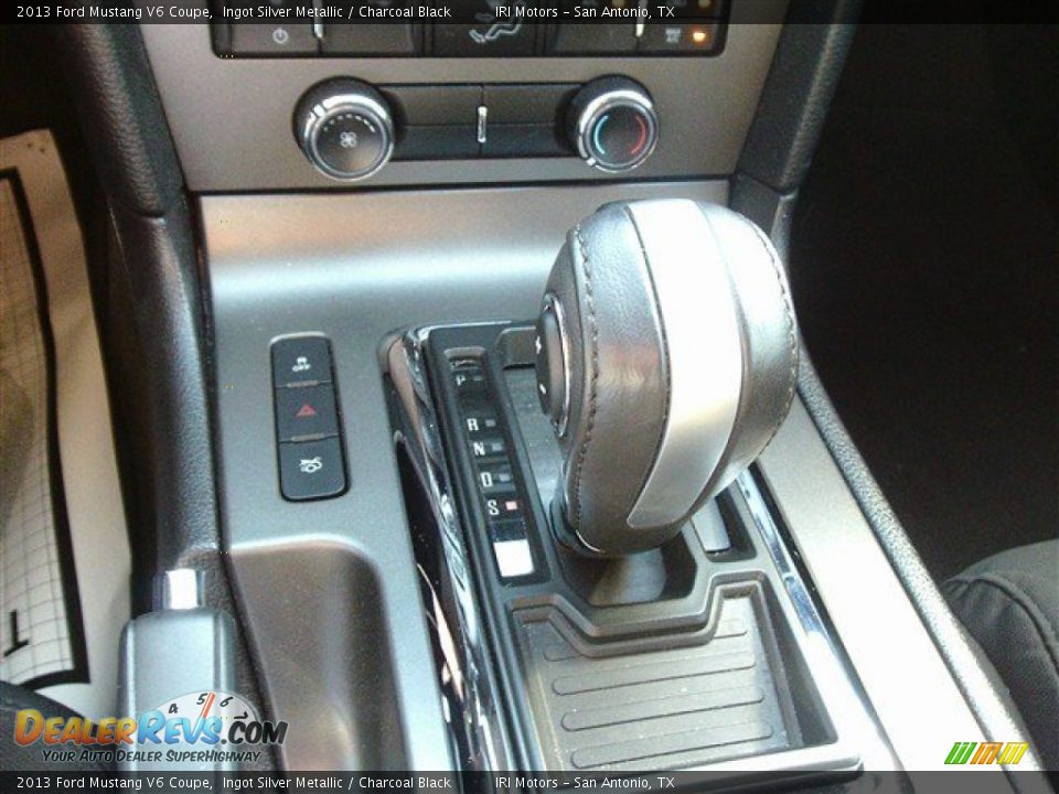 2013 Ford Mustang V6 Coupe Ingot Silver Metallic / Charcoal Black Photo #13