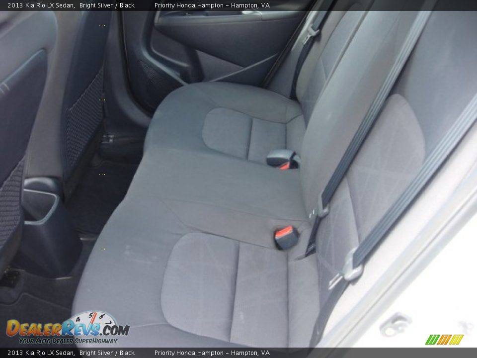 2013 Kia Rio LX Sedan Bright Silver / Black Photo #11
