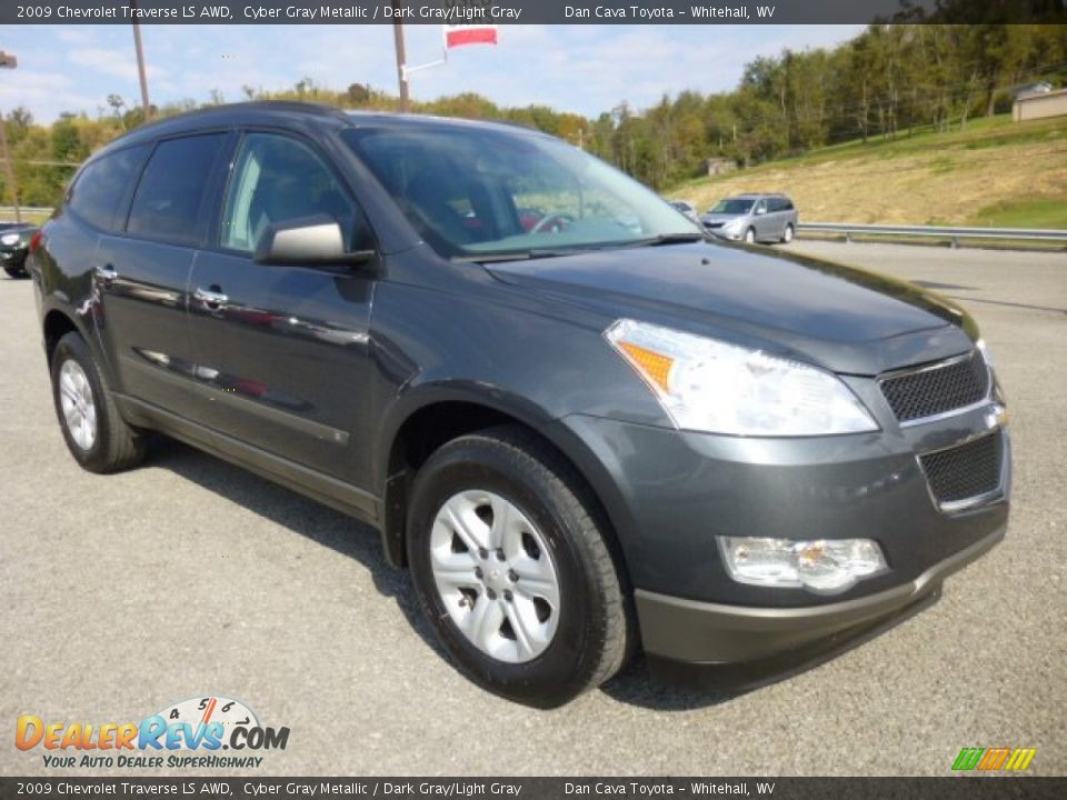2009 Chevrolet Traverse LS AWD Cyber Gray Metallic / Dark Gray/Light Gray Photo #1