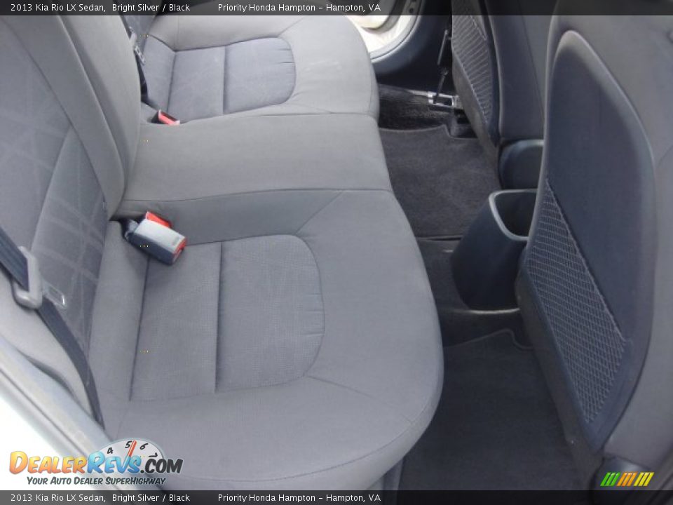 2013 Kia Rio LX Sedan Bright Silver / Black Photo #13