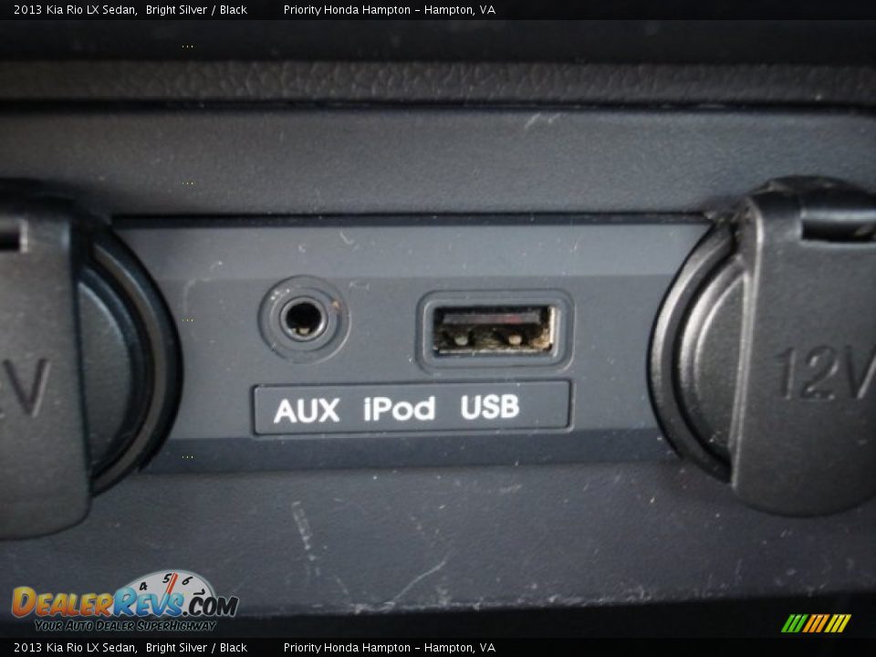 2013 Kia Rio LX Sedan Bright Silver / Black Photo #19