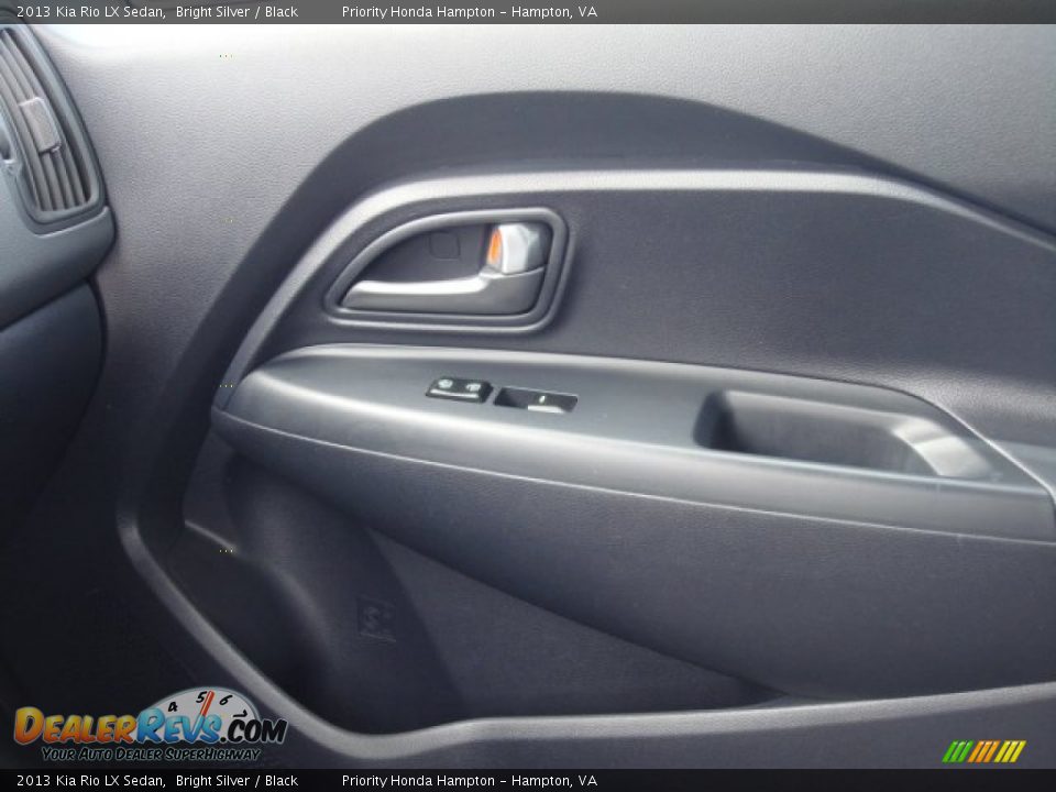 2013 Kia Rio LX Sedan Bright Silver / Black Photo #21