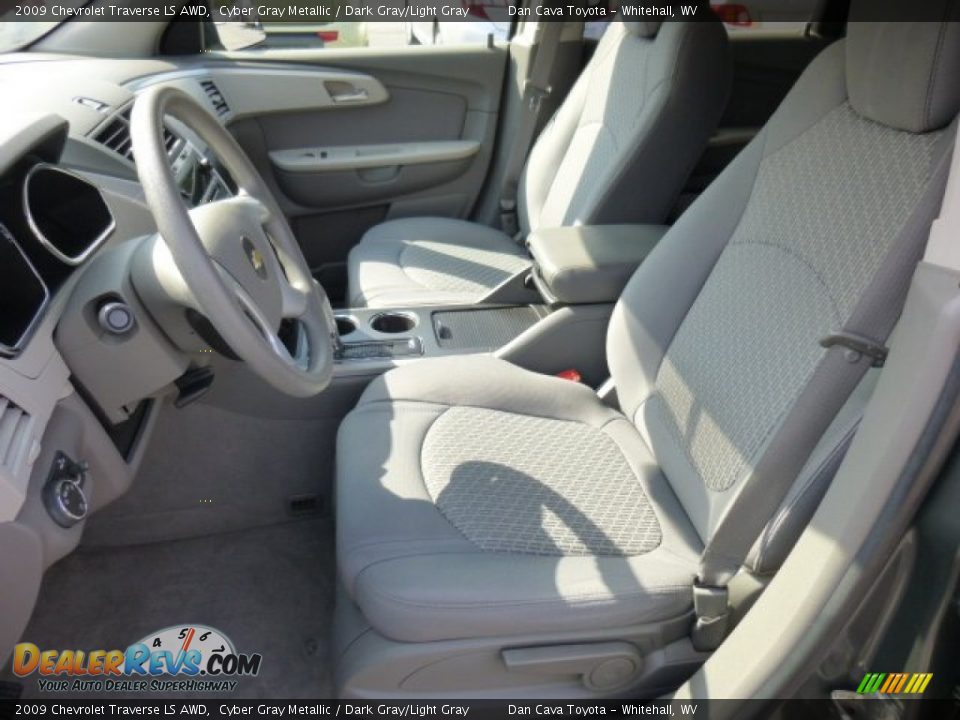 2009 Chevrolet Traverse LS AWD Cyber Gray Metallic / Dark Gray/Light Gray Photo #11