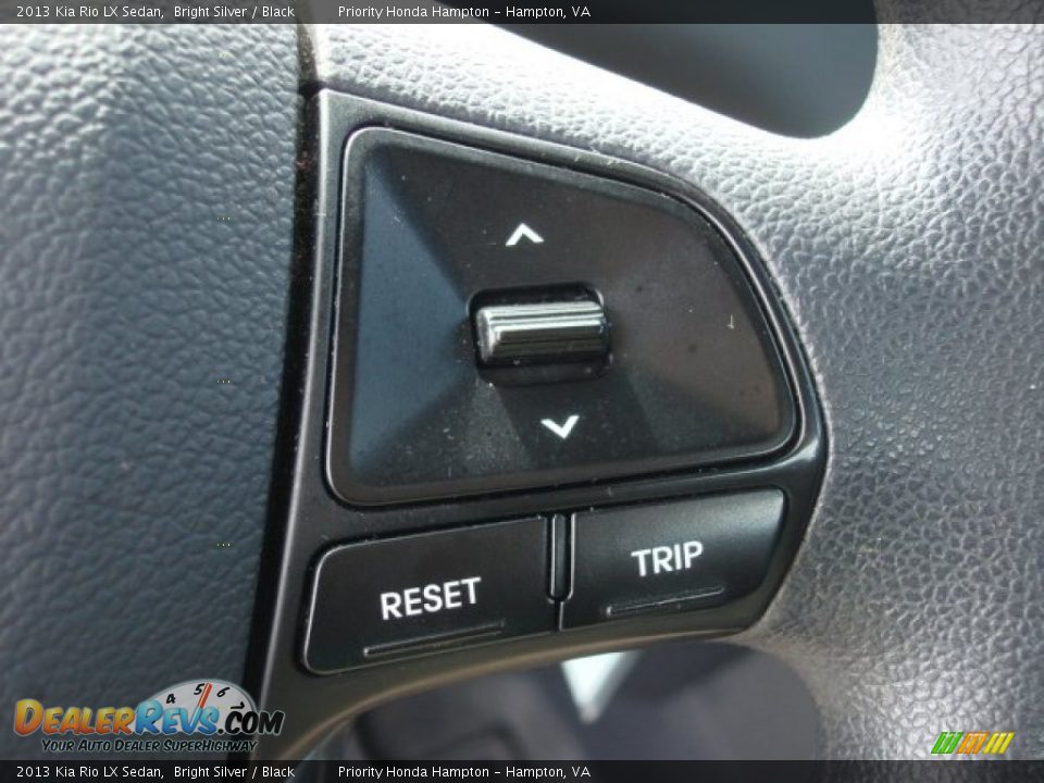 2013 Kia Rio LX Sedan Bright Silver / Black Photo #23