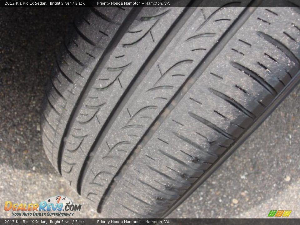 2013 Kia Rio LX Sedan Bright Silver / Black Photo #26