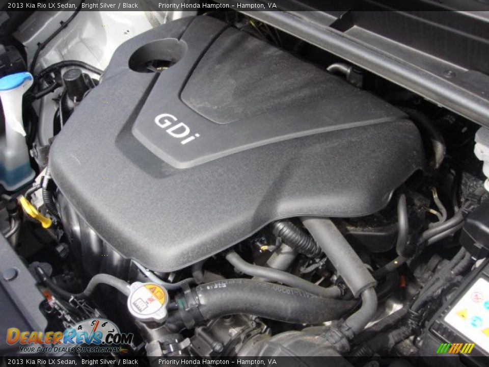 2013 Kia Rio LX Sedan Bright Silver / Black Photo #27