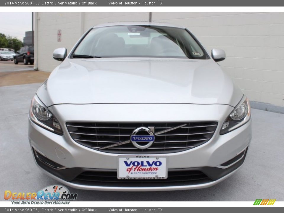 2014 Volvo S60 T5 Electric Silver Metallic / Off Black Photo #2