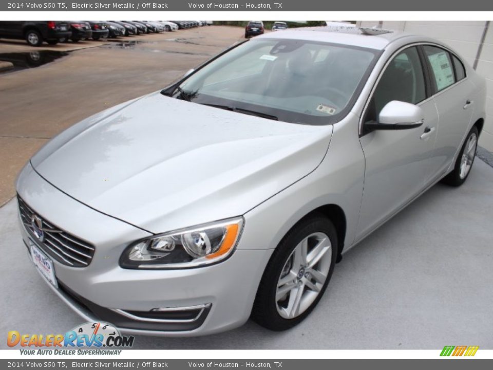 2014 Volvo S60 T5 Electric Silver Metallic / Off Black Photo #3