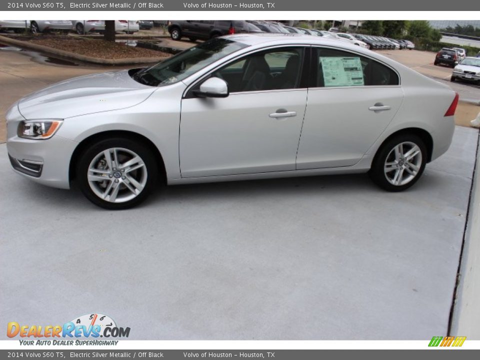 2014 Volvo S60 T5 Electric Silver Metallic / Off Black Photo #4