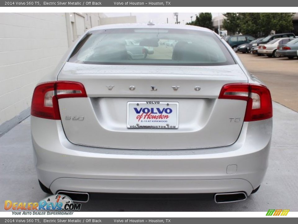 2014 Volvo S60 T5 Electric Silver Metallic / Off Black Photo #5