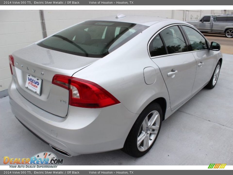 2014 Volvo S60 T5 Electric Silver Metallic / Off Black Photo #6