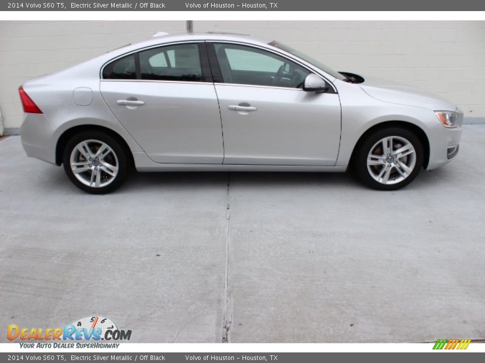 2014 Volvo S60 T5 Electric Silver Metallic / Off Black Photo #7