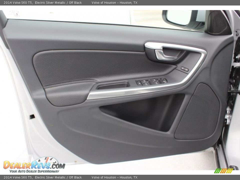 2014 Volvo S60 T5 Electric Silver Metallic / Off Black Photo #9