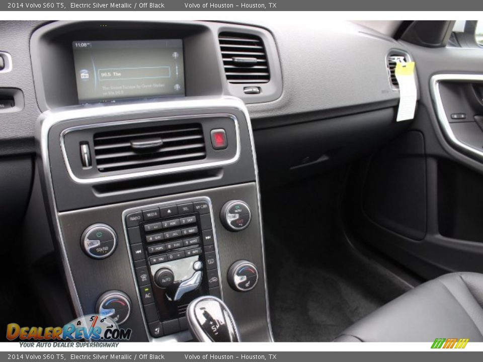 2014 Volvo S60 T5 Electric Silver Metallic / Off Black Photo #13