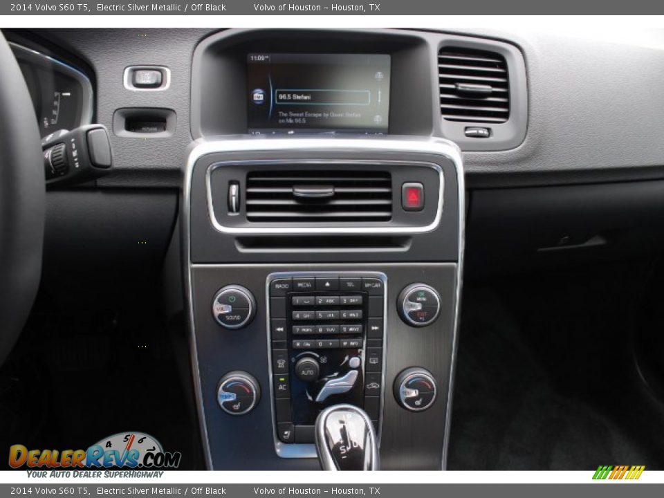 2014 Volvo S60 T5 Electric Silver Metallic / Off Black Photo #17