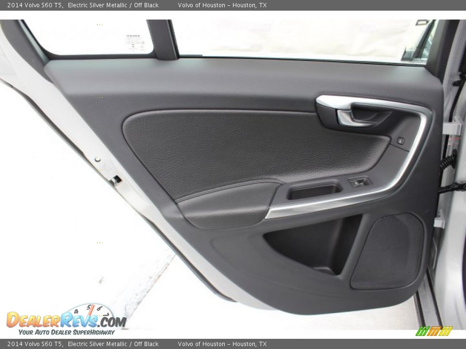 2014 Volvo S60 T5 Electric Silver Metallic / Off Black Photo #21