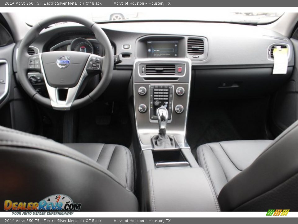 2014 Volvo S60 T5 Electric Silver Metallic / Off Black Photo #25