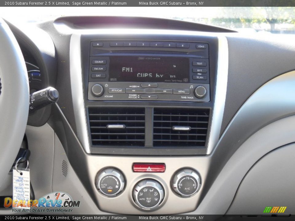 2010 Subaru Forester 2.5 X Limited Sage Green Metallic / Platinum Photo #10
