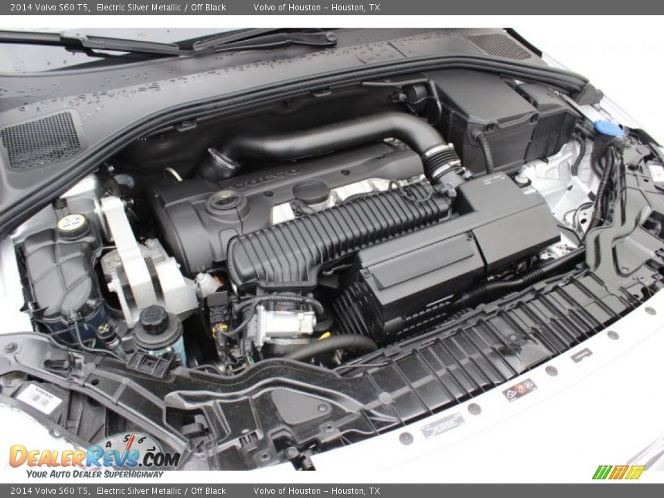 2014 Volvo S60 T5 Electric Silver Metallic / Off Black Photo #28