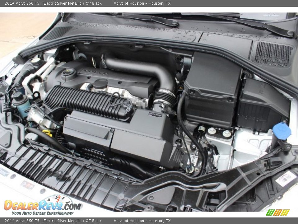 2014 Volvo S60 T5 Electric Silver Metallic / Off Black Photo #29