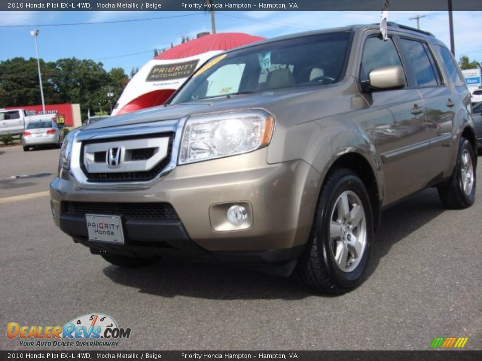 2010 Honda Pilot EX-L 4WD Mocha Metallic / Beige Photo #1