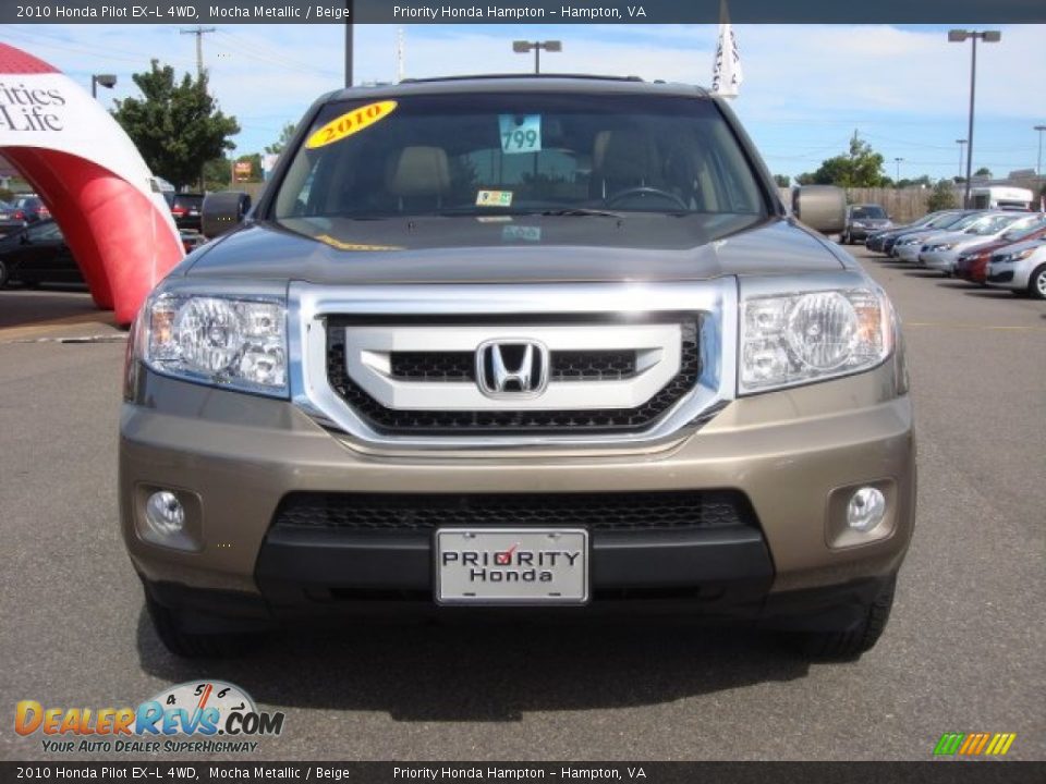 2010 Honda Pilot EX-L 4WD Mocha Metallic / Beige Photo #8