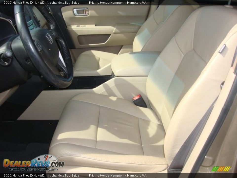 2010 Honda Pilot EX-L 4WD Mocha Metallic / Beige Photo #9