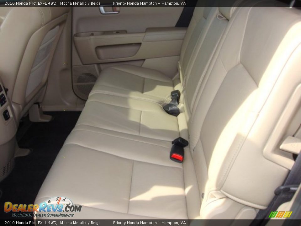 2010 Honda Pilot EX-L 4WD Mocha Metallic / Beige Photo #10