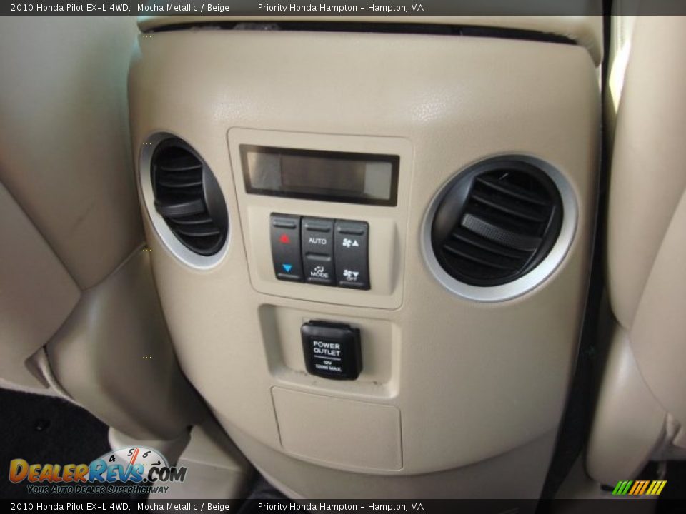 2010 Honda Pilot EX-L 4WD Mocha Metallic / Beige Photo #14