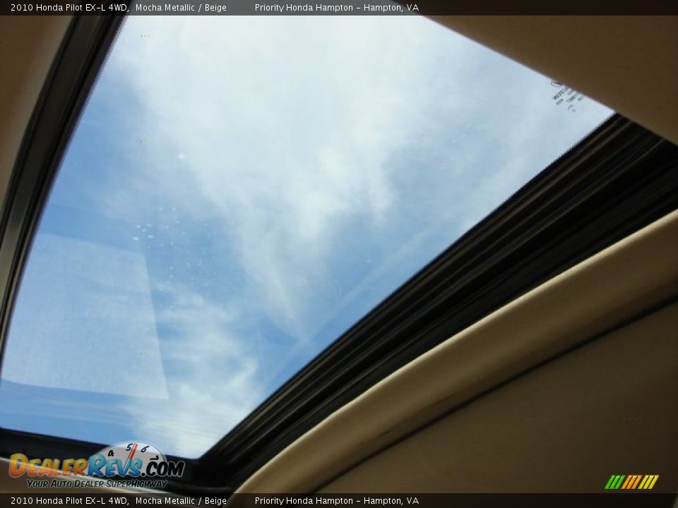 2010 Honda Pilot EX-L 4WD Mocha Metallic / Beige Photo #17