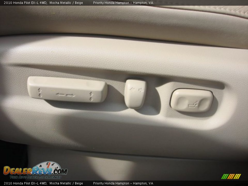 2010 Honda Pilot EX-L 4WD Mocha Metallic / Beige Photo #18