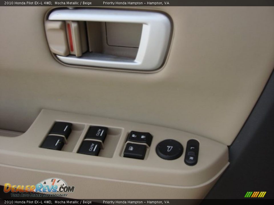 2010 Honda Pilot EX-L 4WD Mocha Metallic / Beige Photo #19