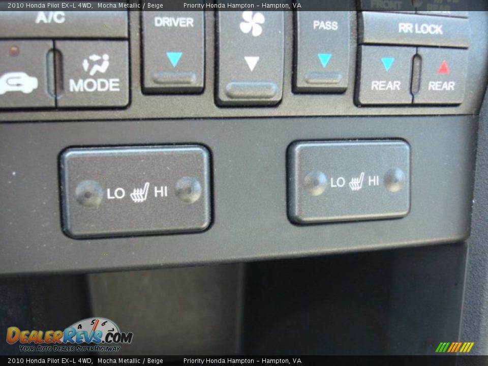 2010 Honda Pilot EX-L 4WD Mocha Metallic / Beige Photo #22