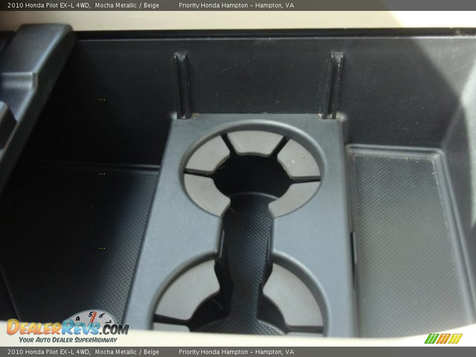 2010 Honda Pilot EX-L 4WD Mocha Metallic / Beige Photo #24