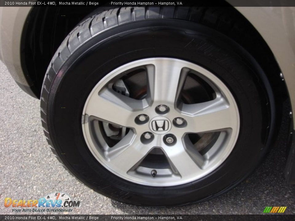 2010 Honda Pilot EX-L 4WD Mocha Metallic / Beige Photo #26