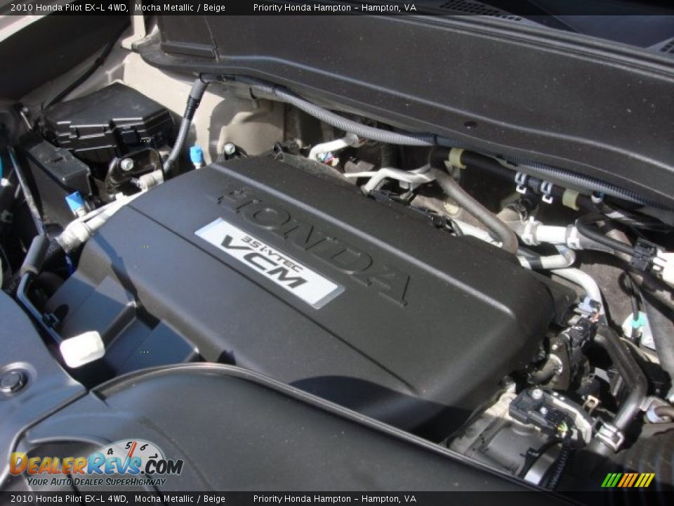 2010 Honda Pilot EX-L 4WD Mocha Metallic / Beige Photo #28