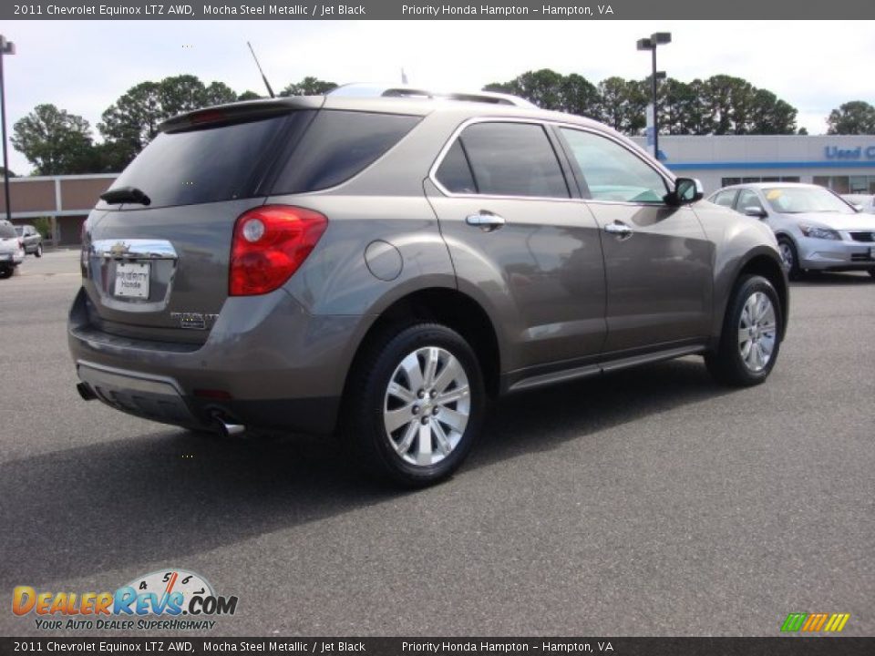 2011 Chevrolet Equinox LTZ AWD Mocha Steel Metallic / Jet Black Photo #6