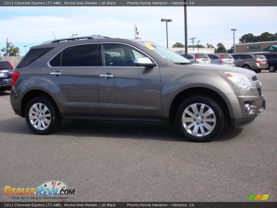 2011 Chevrolet Equinox LTZ AWD Mocha Steel Metallic / Jet Black Photo #7