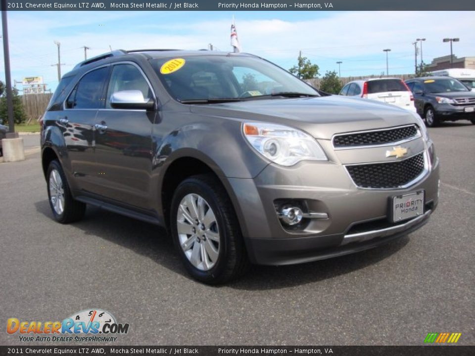 2011 Chevrolet Equinox LTZ AWD Mocha Steel Metallic / Jet Black Photo #8