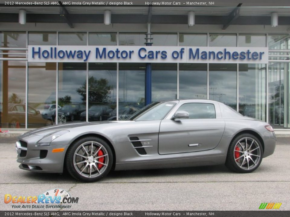 2012 Mercedes-Benz SLS AMG AMG Imola Grey Metallic / designo Black Photo #1