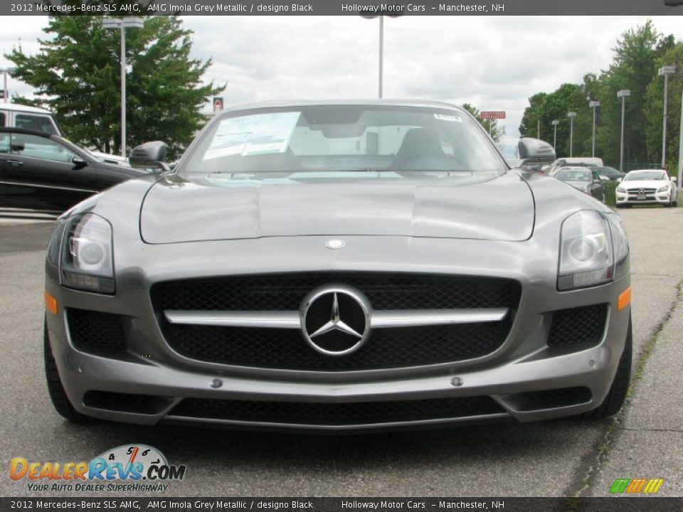 2012 Mercedes-Benz SLS AMG AMG Imola Grey Metallic / designo Black Photo #3