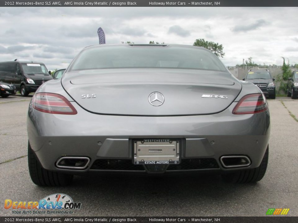 2012 Mercedes-Benz SLS AMG AMG Imola Grey Metallic / designo Black Photo #5