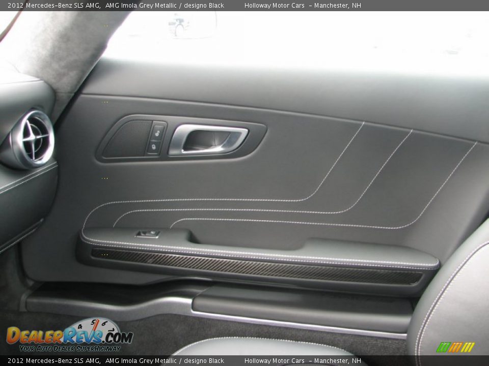 2012 Mercedes-Benz SLS AMG AMG Imola Grey Metallic / designo Black Photo #6