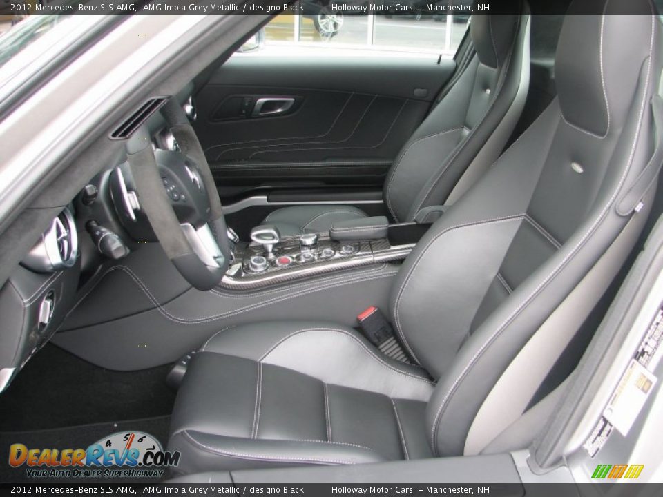designo Black Interior - 2012 Mercedes-Benz SLS AMG Photo #7